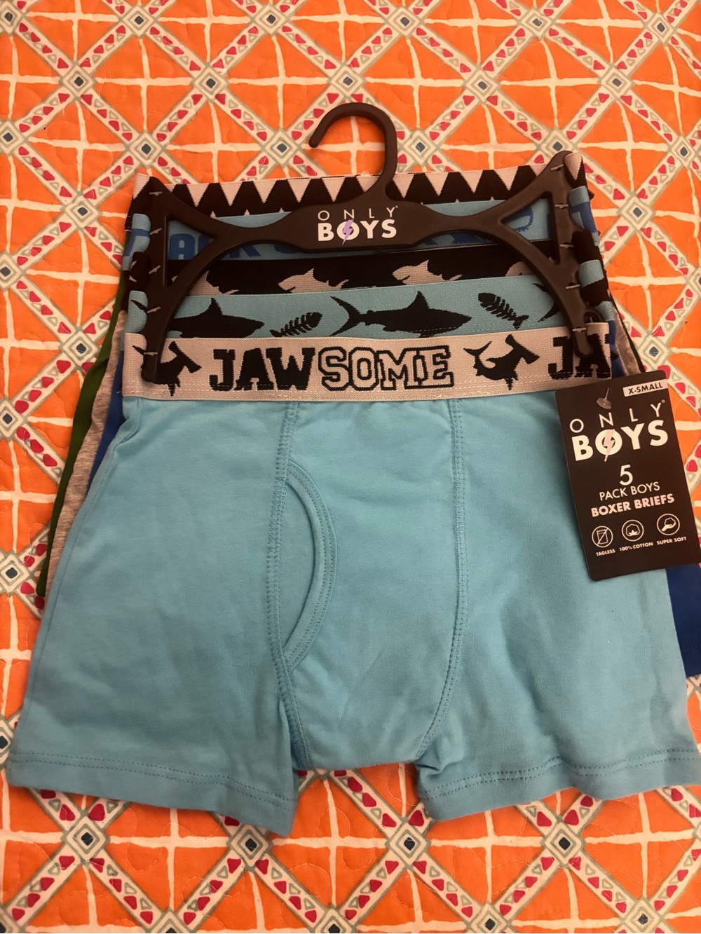 ONLY BOYS NWT BOXERS, size XS (4/5)